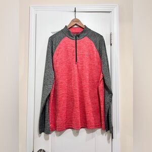 SB Tech Mens Cool Play Quarter Zip Long Sleeve Shirt -‎ sz XXL